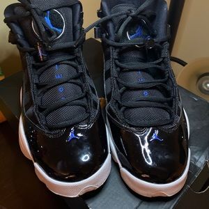 Jordan 6 Rings Space Jam Black Hyper Royal White